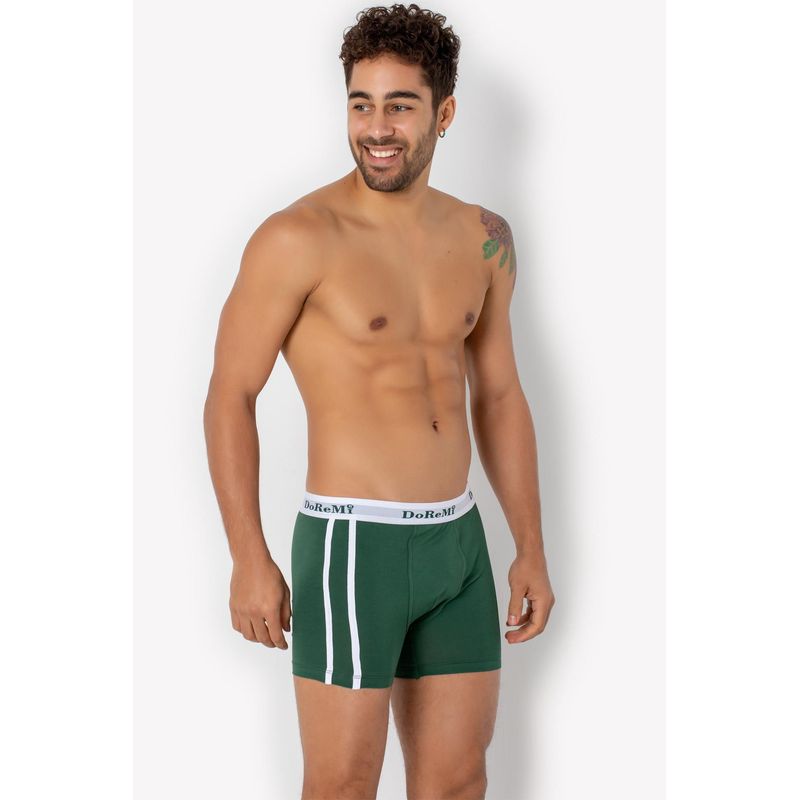 Fashion, accesorii si bijuterii - Barbati - Lenjerie si pijamale barbati - Lenjerie intima barbati - Boxeri Jumeon, 95% bumbac și 5% elastan, verde, 190MRE1130 - XL-XXL - Infinity.ro