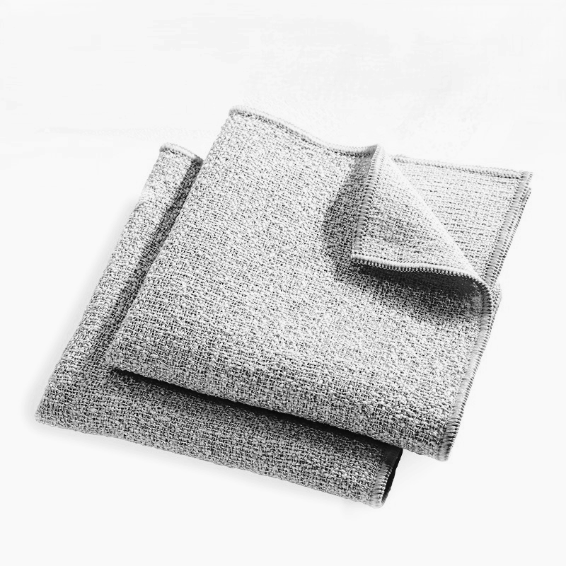 Market - Curatenie si intretinere casa - Produse bucatarie - Lavete si bureti - Laveta microfibra suprafete diverse MS-006 Gri 2bucati/pachet - Infinity.ro