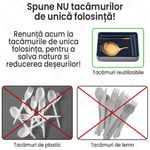 Casa si Gradina - Bucatarie si vesela - Vesela si tacamuri - Tacamuri si seturi - Set tacamuri portugheze pliabile 5 in 1, lingura, cutit, furculita, betisoare, ideal in excursie, Auriu/Negru - Infinity.ro