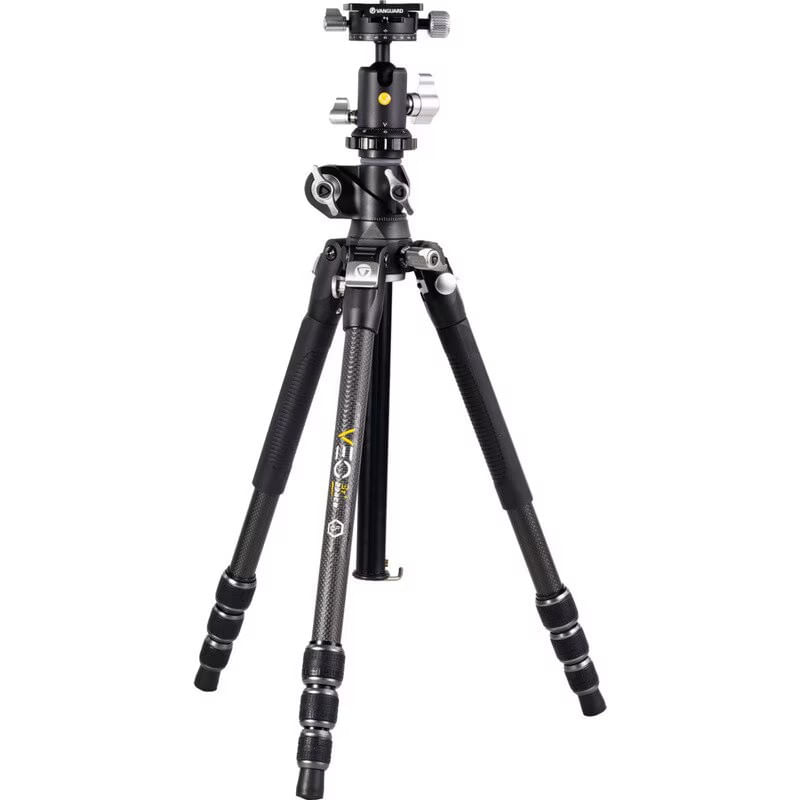 TV, Audio-Video si Foto - Aparate foto si accesorii - Accesorii foto si video - Trepiede - Trepied Vanguard VEO3T+ 234CB, Cap sferic cu doua axe, Inaltime maxima extinsa 144 cm, Fibra de carbon - Infinity.ro