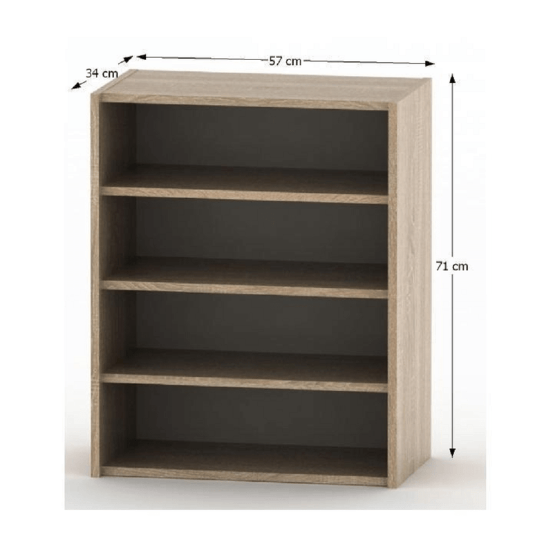 Casa si Gradina - Mobilier - Dulapuri si sifoniere - Dulapuri - Dulapior cu rafturi, stejar sonoma, TEMPO ASISTENT NEW 013 - Infinity.ro