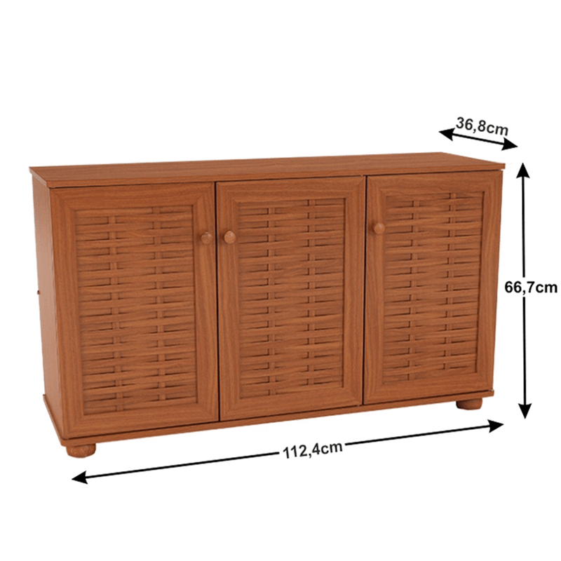 Casa si Gradina - Mobilier - Dulapuri si sifoniere - Dulapuri pantofi - Pantofar, MDF laminat, cires american, FP 02 - Infinity.ro