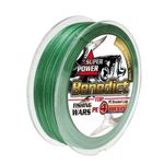 Sport si Outdoor - Sporturi acvatice - Pescuit - Fire pescuit - Fir textil Benedict 0.23mm 300m, Impletit 4 Fire, Verde, Nod si Abraziune, Spinning, Stiuca, Crap - Infinity.ro