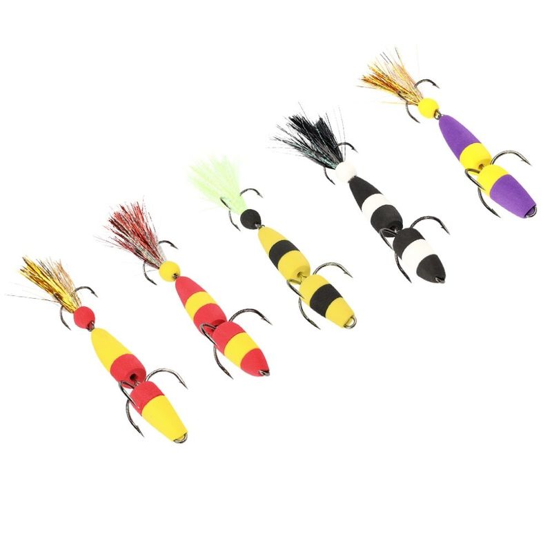 Sport si Outdoor - Sporturi acvatice - Pescuit - Nade si momeli - Set 5 naluci salau stiuca somn, mandula, jig articulat pe substrat, FISHINGBOX, Model 2 - Infinity.ro