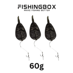 Sport si Outdoor - Sporturi acvatice - Pescuit - Plumbi si momitoare - Set 3 monturi Method Feeder spin 60g, gata de utilizare, crap, stabilitate substrat, sportiv feeder - Infinity.ro
