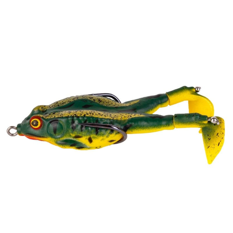 Sport si Outdoor - Sporturi acvatice - Pescuit - Nade si momeli - Broasca silicon stiuca somn, naluca topwater flotanta cu coada rotativa, weedless, 9cm 13.6g, model 5 - Infinity.ro