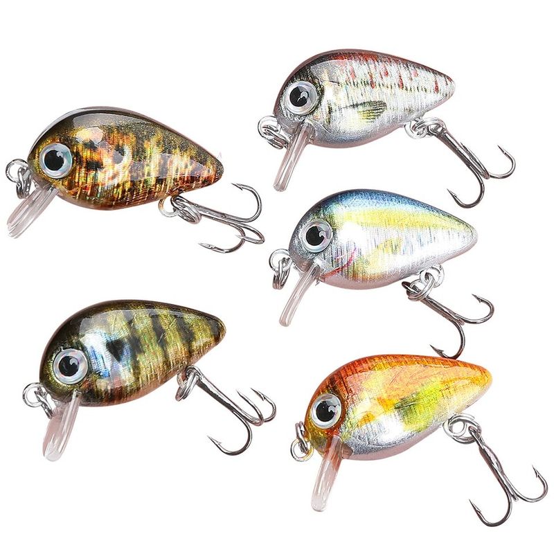 Sport si Outdoor - Sporturi acvatice - Pescuit - Nade si momeli - Set voblere mici rapitor FishingBox, clean biban pastrav, naluci 2g 28mm, floating, rauri lacuri - Infinity.ro