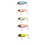 Sport si Outdoor - Sporturi acvatice - Pescuit - Nade si momeli - Set 5 voblere Suspending Minnow 38mm 2.7g, clean si pastrav, carlige duble, spinning, model 2 - Infinity.ro