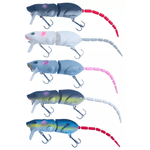 Sport si Outdoor - Sporturi acvatice - Pescuit - Nade si momeli - Set 5 swimbaits Fishingbox 15.5cm 15.5g, momeli tip soarece/sobolan, rapitori, stiuca salau somn - Infinity.ro