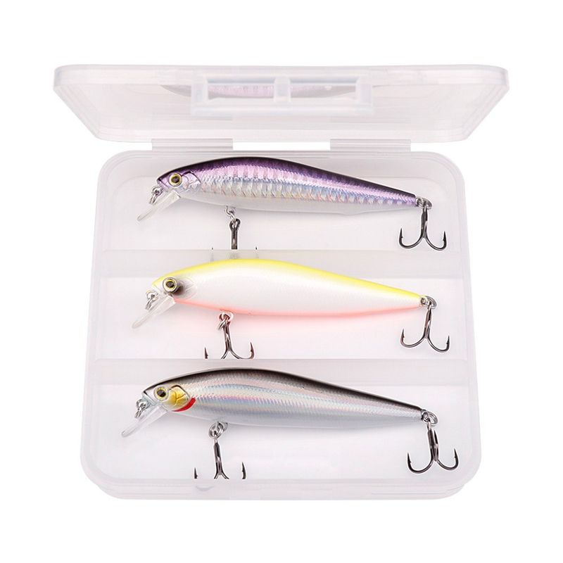 Sport si Outdoor - Sporturi acvatice - Pescuit - Nade si momeli - Set 3 voblere 90mm 10g, vibratie puternica, scufundare toata adancimea, stiuca somn salau, FISHINGBOX, model 4 - Infinity.ro