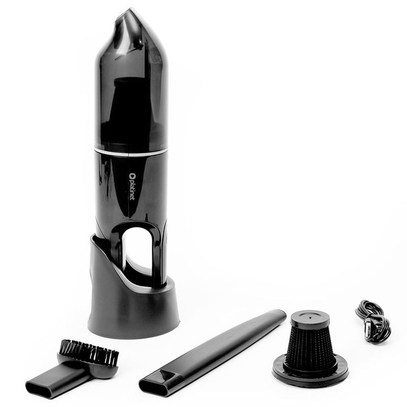 Auto si Moto - Intretinere auto - Aspiratoare auto - Aspirator auto Platinet PCVC2000, 75 W, 0.1 l, Autonomie pana la 20 minute, Filtru HEPA Negru - Infinity.ro