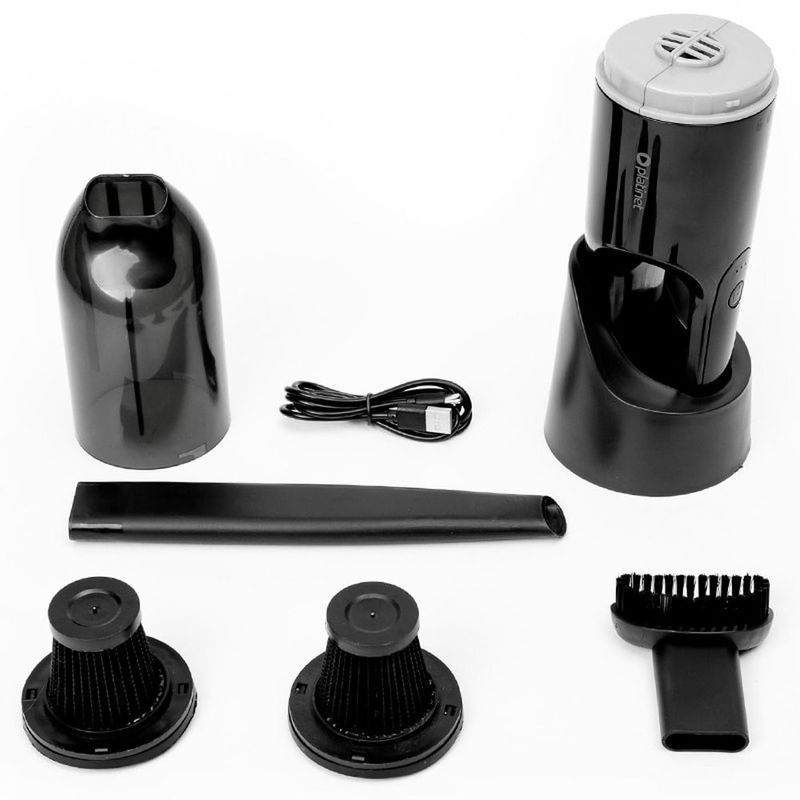Auto si Moto - Intretinere auto - Aspiratoare auto - Aspirator auto Platinet PCVC2000, 75 W, 0.1 l, Autonomie pana la 20 minute, Filtru HEPA Negru - Infinity.ro