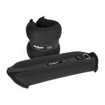 Sport si Outdoor - Fitness - Greutati si echipament - Greutati - Set 2 greutati pentru incheietura Rebel Active RBA-3500-4, 2 x 4 Kg Negru - Infinity.ro