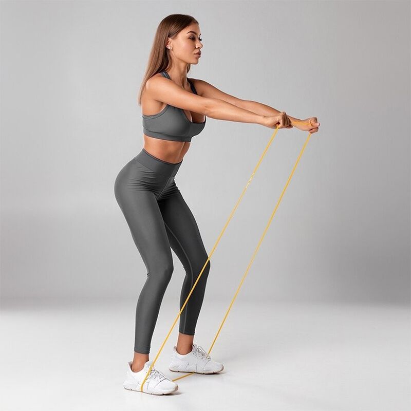 Sport si Outdoor - Fitness - Aparate fitness - Accesorii aparate fitness - Set 4 benzi elastice REBEL ACTIVE POWER BAND, latex, 4-45KG - Infinity.ro