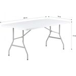 Sport si Outdoor - Camping - Mobilier pentru camping - Mese camping - Set masa cu 4 scaune plastic pliabile Heinner - Infinity.ro