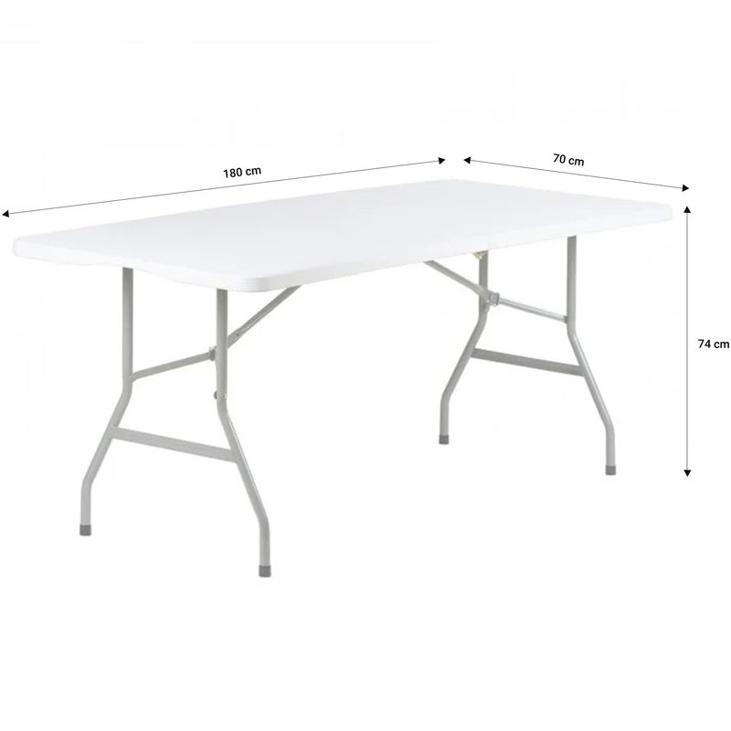 Sport si Outdoor - Camping - Mobilier pentru camping - Mese camping - Set masa cu 4 scaune plastic pliabile Heinner - Infinity.ro