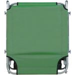 Casa si Gradina - Gradina si terasa - Mobilier exterior - Scaune si sezlonguri gradina - Sezlong pliabil Heinner cu parasolar, dimensiuni 186X55X24 cm, verde - Infinity.ro