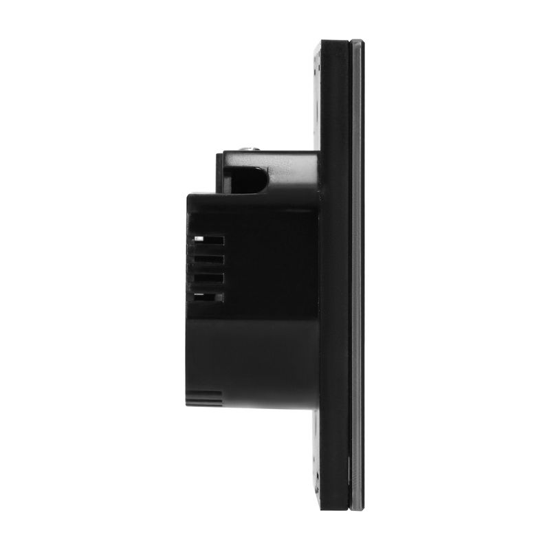 Casa si Gradina - Electrice - Smart Home - Centrale si module smart home - Comutator subtire dublu Wi-Fi ORNO, negru - Infinity.ro