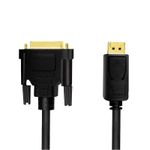 PC, gaming si accesorii - Desktop PC & monitoare - Accesorii monitoare - Cablu, LogiLink, DisplayPort la DVI, 3m, Negru - Infinity.ro