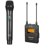 TV, Audio-Video si Foto - Accesorii TV si audio - Microfoane - Microfon wireless UHF SaramonicUwMic9 Kit4, 1x transmitator de mana pentru sistemul UwMic9 HU9, 1x receptor UHF cu 2 can - Infinity.ro