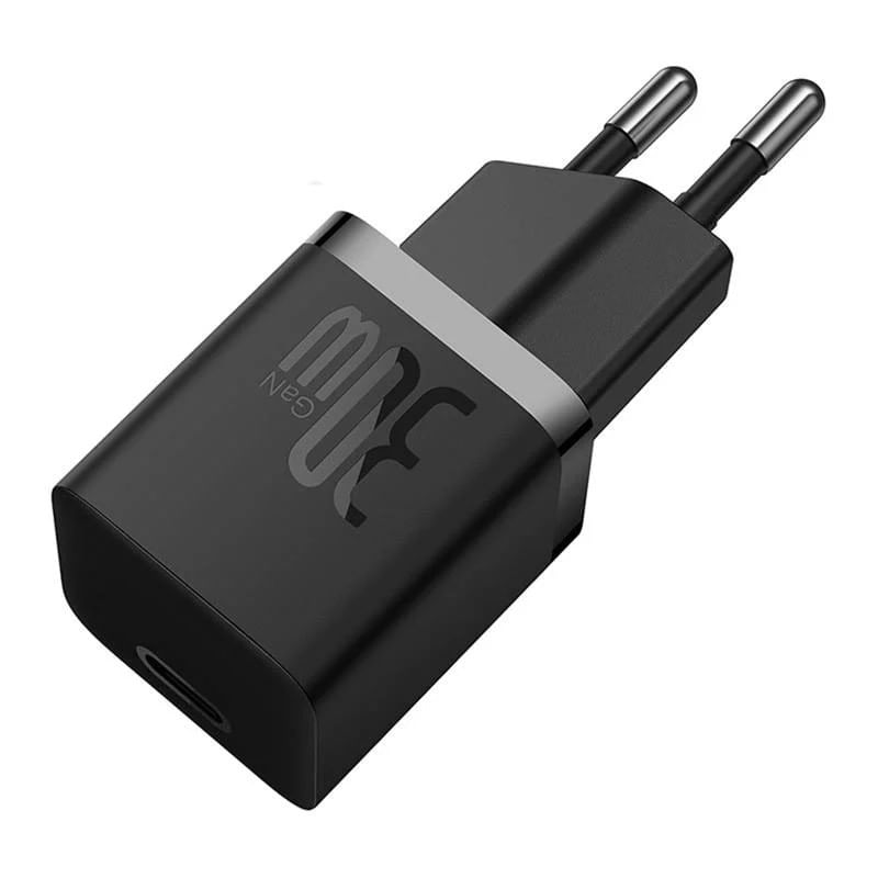 Laptop, Telefoane si Tablete - Telefoane mobile si accesorii - Accesorii Telefoane - Incarcatoare telefoane - INCARCATOR retea Baseus, GaN5 Fast Charger 30W, 1 x USB Type-C 5V/3A,  negru "CCGN070401" - 6932172624439 - Infinity.ro