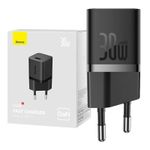 Laptop, Telefoane si Tablete - Telefoane mobile si accesorii - Accesorii Telefoane - Incarcatoare telefoane - INCARCATOR retea Baseus, GaN5 Fast Charger 30W, 1 x USB Type-C 5V/3A,  negru "CCGN070401" - 6932172624439 - Infinity.ro