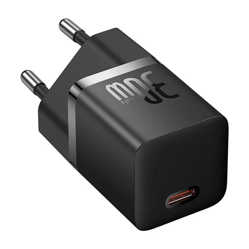 Laptop, Telefoane si Tablete - Telefoane mobile si accesorii - Accesorii Telefoane - Incarcatoare telefoane - INCARCATOR retea Baseus, GaN5 Fast Charger 30W, 1 x USB Type-C 5V/3A,  negru "CCGN070401" - 6932172624439 - Infinity.ro