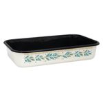 Casa si Gradina - Bucatarie si vesela - Vase pentru gatit - Tavi copt - Tava 3.7l Green Line Metalac email/32cm/3.7l - Infinity.ro