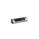 Casa si Gradina - Electrice - Accesorii electrice - Prelungitoare, triple, fise - Prelungitor, BACHMANN, model CASIA 2 2xCEE7/3 1xUSB A/C 22W 2.0m AEH aspect inox - Infinity.ro