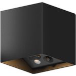 Casa si Gradina - Corpuri si surse de iluminat - Plafoniere, aplice si spoturi - Lampa de perete de exterior LED Calex Volterra, reincarcabila, 2700K, Senzor Miscare, 4.000 mAh, 7W, USB-C IP44, Negru - Infinity.ro