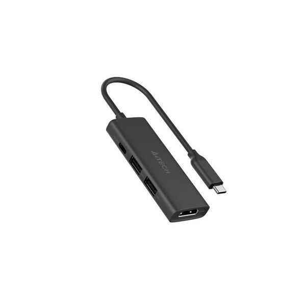 DOCKING Station A4tech universal, 4-in-1, 0.15 m, gri