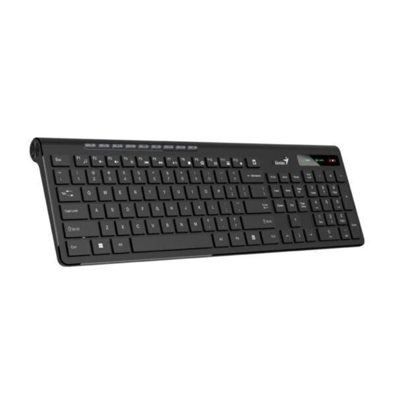 PC, gaming si accesorii - Periferice PC - Tastaturi - Tastatura Genius wireless Slimstar 7230 USB, negru - Infinity.ro