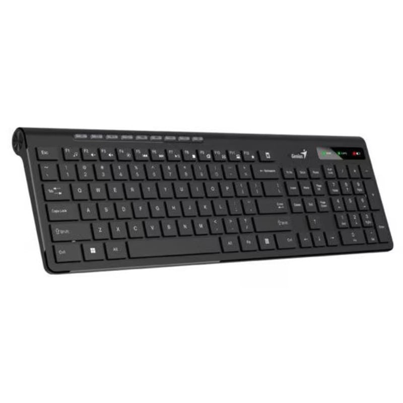 PC, gaming si accesorii - Periferice PC - Tastaturi - Tastatura Genius wireless Slimstar 7230 USB, negru - Infinity.ro