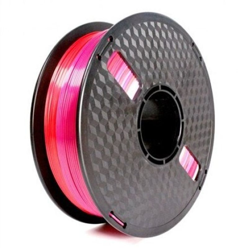 PC, gaming si accesorii - Imprimante, scanere & consumabile - Imprimare 3D - Consumabile 3D - Filament imprimanta 3D, PLA, 1.75 mm, Rosu/Violet - Infinity.ro