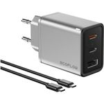 Laptop, Telefoane si Tablete - Telefoane mobile si accesorii - Accesorii Telefoane - Incarcatoare telefoane - Incarcator retea Fast Charger EcoFlow 65W GaN 2x USB-C 1x USB-A (cablu 100W inclus) - Infinity.ro