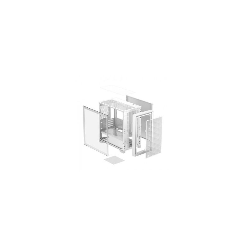 PC, gaming si accesorii - Componente PC - Componente - Carcase PC si server - Carcasa PCCooler C3 D310, Middle Tower, Gaming, Suport 7 ventilatoare, Alb - Infinity.ro