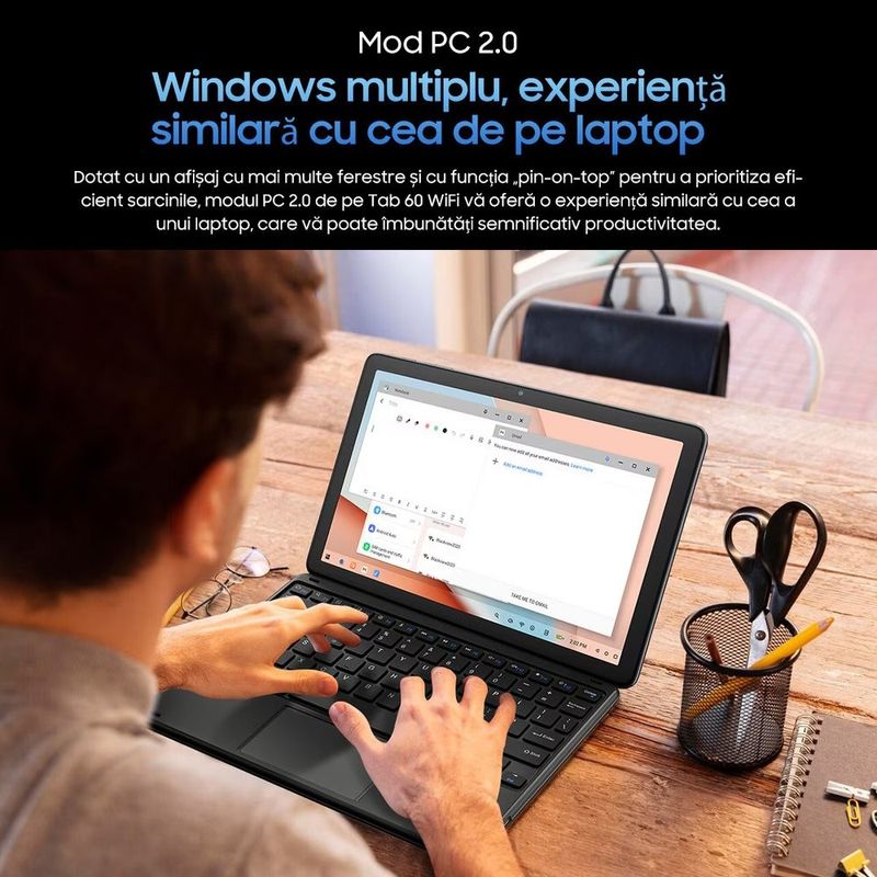 Laptop, Telefoane si Tablete - Tablete si accesorii tablete - Tablete - Tableta Blackview Tab 60 WiFi, 10.1 inch, 12GB RAM, 128GB ROM, Albastru - Infinity.ro