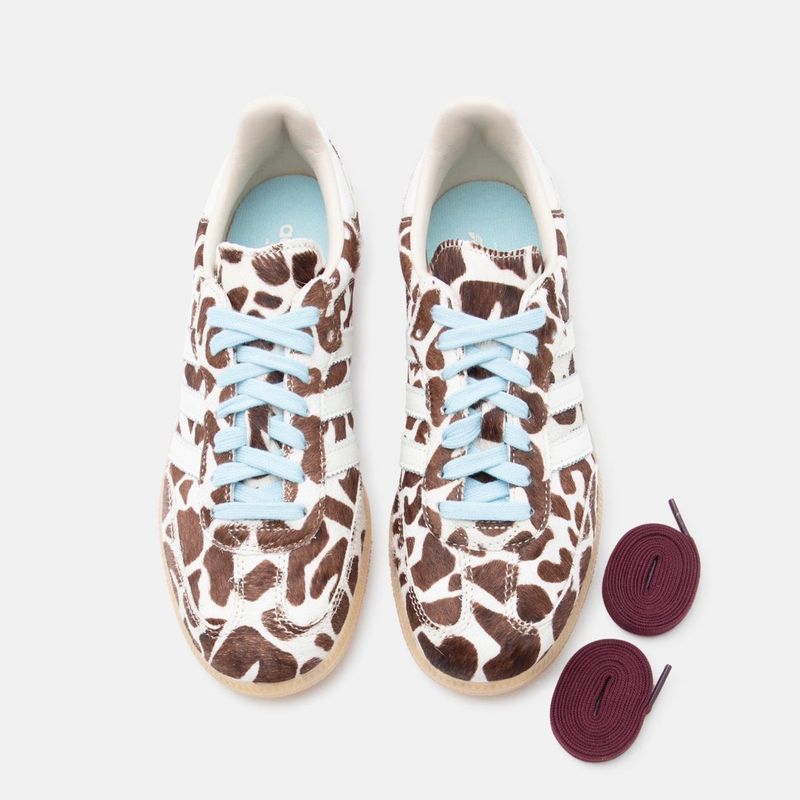 Fashion, accesorii si bijuterii - Femei - Incaltaminte femei - Sneakers si tenisi femei - Adidas Samba OG "Giraffe Print Crystal Linen" KI6669, marimea 39 1/3 - Infinity.ro
