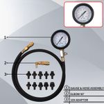 Auto si Moto - Reparatii si depanare - Scule auto - Scule si truse auto - Trusa de verificat presiunea de ulei cu manometru si 10 adaptoare - Infinity.ro