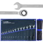 Auto si Moto - Reparatii si depanare - Scule auto - Scule si truse auto - Set de 14 chei combinate fixe si cu clichet reversibil 8-22mm - Infinity.ro