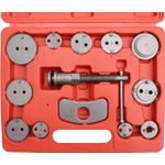 Auto si Moto - Reparatii si depanare - Scule auto - Scule si truse auto - Trusa presare prin infiletare pistonas etrier frana, 13 piese - Infinity.ro
