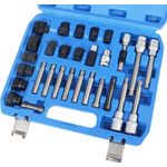 Auto si Moto - Reparatii si depanare - Scule auto - Scule si truse auto - Trusa universala pentru demontat/montat fulii alternator 30 piese - Infinity.ro