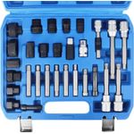 Auto si Moto - Reparatii si depanare - Scule auto - Scule si truse auto - Trusa universala pentru demontat/montat fulii alternator 30 piese - Infinity.ro