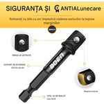 Auto si Moto - Reparatii si depanare - Scule auto - Scule si truse auto - Set 10 adaptoare patrat 3/8 cu bila si hexagon 1/4 - Infinity.ro