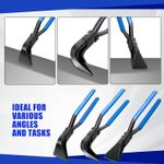 Auto si Moto - Reparatii si depanare - Scule auto - Scule si truse auto - Set de 3 clesti labastri pentru indoit tabla, manere antiderapante 275 mm, otel carbon - Infinity.ro