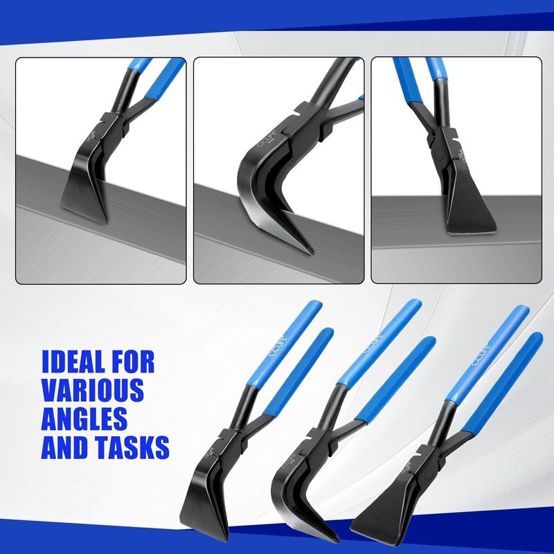 Auto si Moto - Reparatii si depanare - Scule auto - Scule si truse auto - Set de 3 clesti labastri pentru indoit tabla, manere antiderapante 275 mm, otel carbon - Infinity.ro