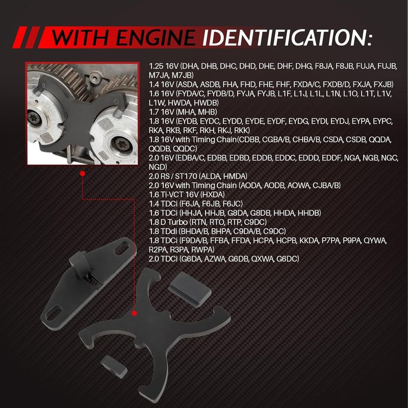 Auto si Moto - Reparatii si depanare - Scule auto - Scule si truse auto - Set cale distributie Focus 1998-2008, Fiesta 1995-2008, Mondeo 1993-2008, 1.4 1.6 1.8 2.0 Di/TDCi/TDD - Infinity.ro
