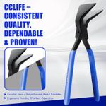 Auto si Moto - Reparatii si depanare - Scule auto - Scule si truse auto - Set de 3 clesti labastri pentru indoit tabla, manere antiderapante 275 mm, otel carbon - Infinity.ro