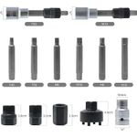 Auto si Moto - Reparatii si depanare - Scule auto - Scule si truse auto - Trusa universala pentru demontat/montat fulii alternator 13 piese - Infinity.ro