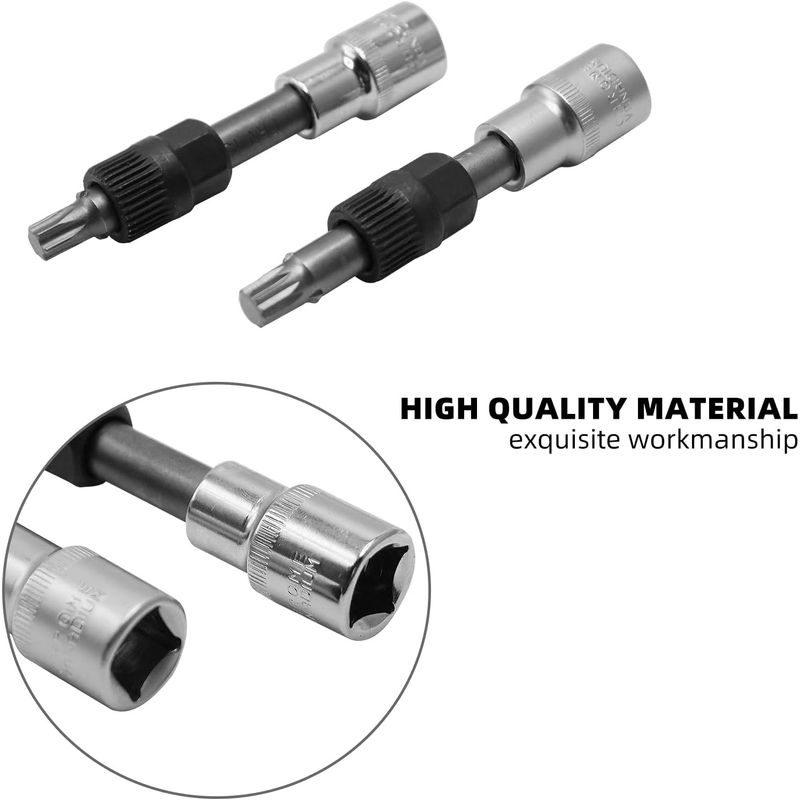 Auto si Moto - Reparatii si depanare - Scule auto - Scule si truse auto - Trusa universala pentru demontat/montat fulii alternator 13 piese - Infinity.ro
